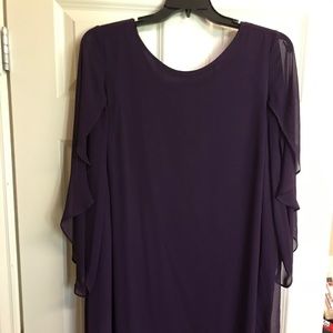 MSK purple sheath dress